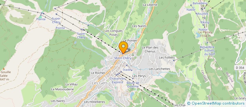 localisation de l'entreprise LA GRANDE OURSE à LES GETS