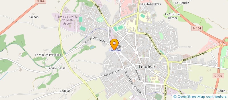 localisation de l'entreprise LA GRANDE OURSE à LOUDEAC