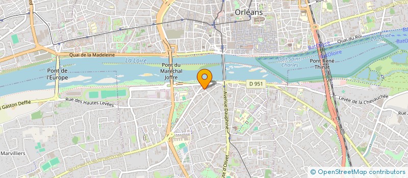 localisation de l'entreprise LA GRANDE OURSE à ORLEANS