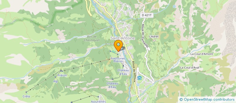 localisation de l'entreprise LA GRANDE OURSE  VALLOUISE-PELVOUX