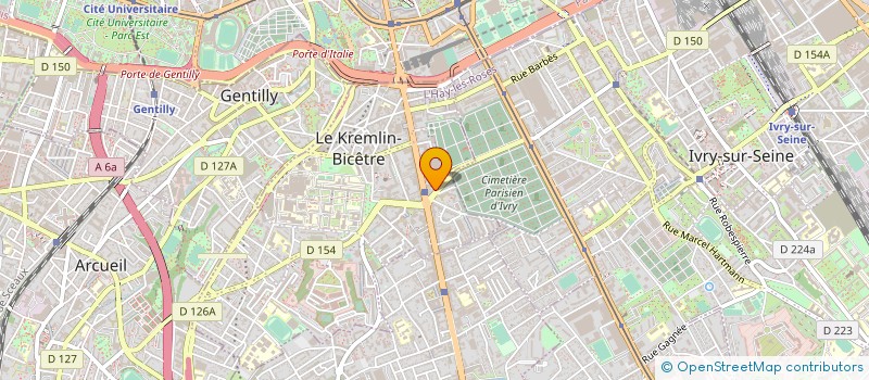 localisation de l'entreprise LA GRANDE OURSE  LE KREMLIN-BICETRE