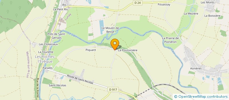 localisation de l'entreprise LA GRANDE OURSONNERIE  SAINT-RIMAY