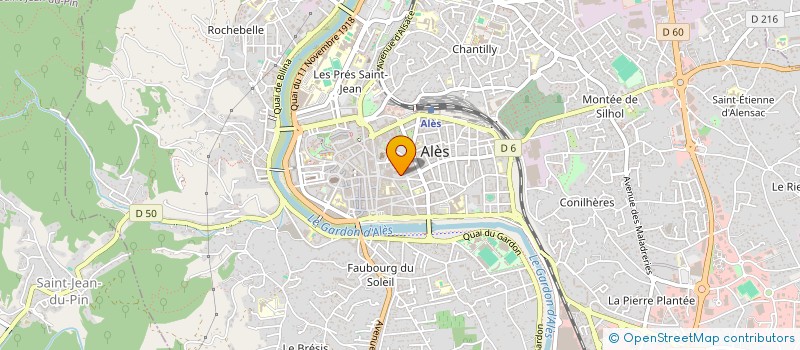 localisation de l'entreprise LA GRANDE PHARMACIE DU CENTR'ALES à ALES