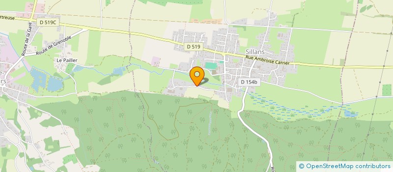 localisation de l'entreprise LA GRANDE PRAIRIE  SILLANS