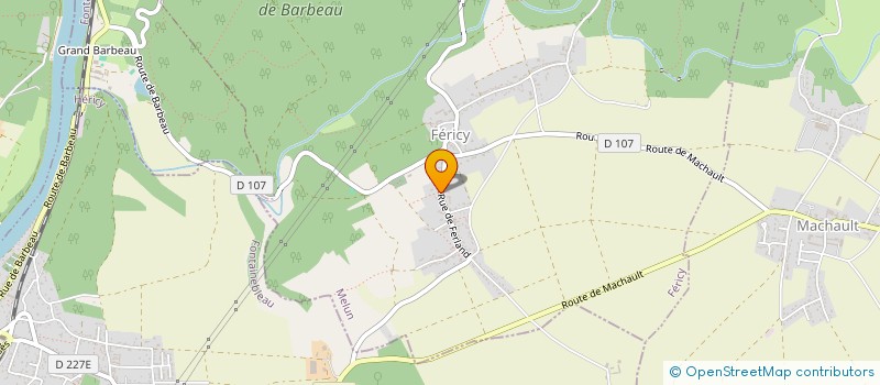 localisation de l'entreprise LA GRANDE PRAIRIE  FERICY