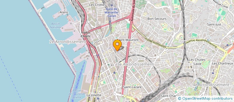 localisation de l'entreprise LA GRANDE PYRAMIDE à MARSEILLE
