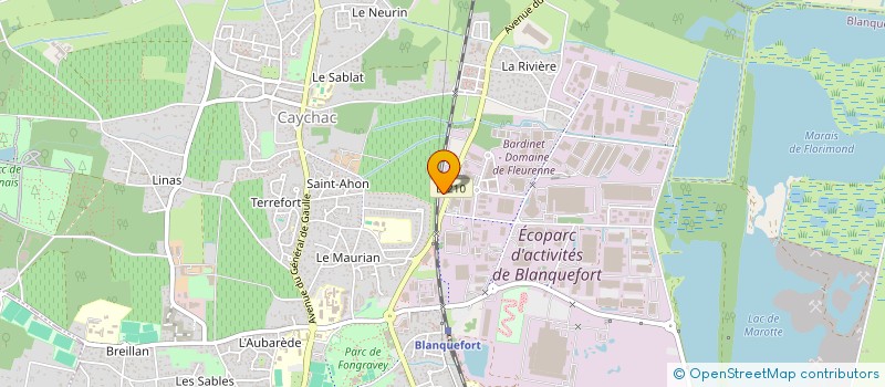 localisation de l'entreprise LA GRANDE SEMAINE  BLANQUEFORT