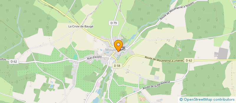 localisation de l'entreprise LA GRANDE TABLEE MUSICALE  MOULIHERNE