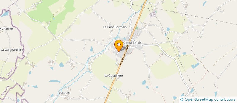 localisation de l'entreprise LA GRANDE TAILLIE  LA FORET-SUR-SEVRE