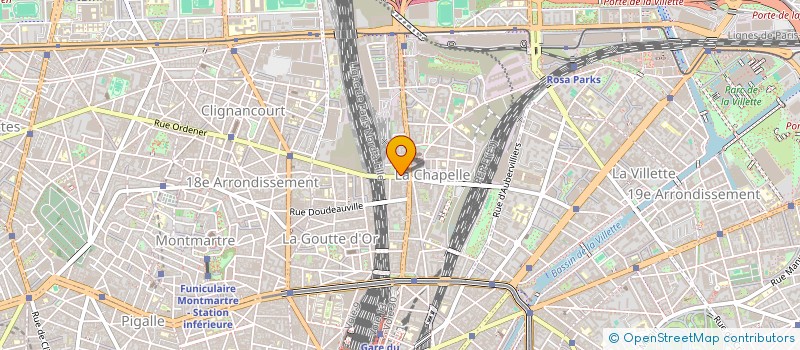 localisation de l'entreprise LA GRANDE TP à MONTREUIL