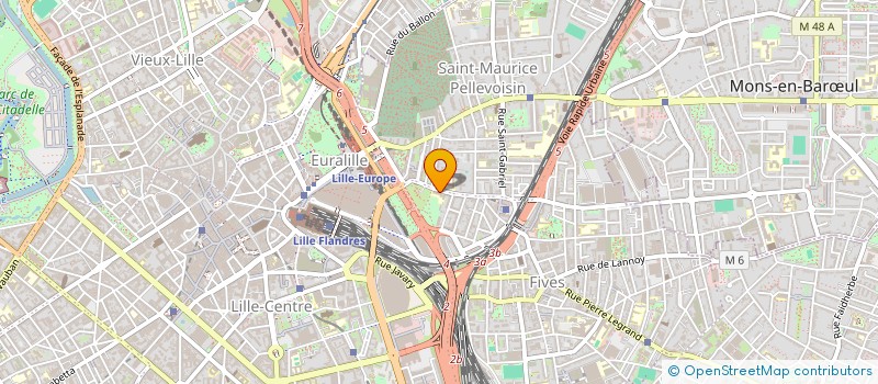 localisation de l'entreprise LA GRANDE VADROUILLE (AS.P.A.E.C) à LILLE