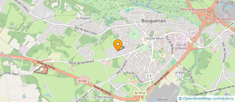 localisation de l'entreprise LA GRANDE VOILE à BOUGUENAIS