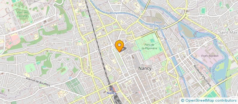 localisation de l'entreprise LA GRANDE ZONE à NANCY