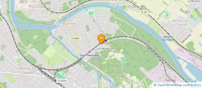 localisation de l'entreprise LA GRANDIERE à SAINT-MAMMES