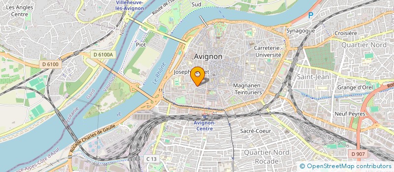 localisation de l'entreprise LA GRANGE 1884  AVIGNON