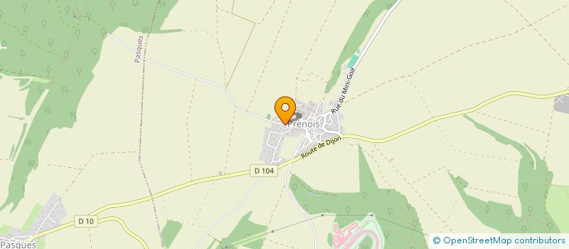 localisation de l'entreprise LA GRANGE 1918  PRENOIS