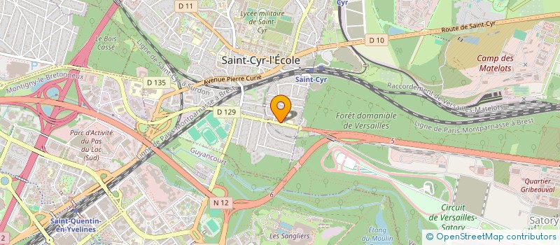 localisation de l'entreprise LA GRANGE  SAINT-CYR-L'ECOLE