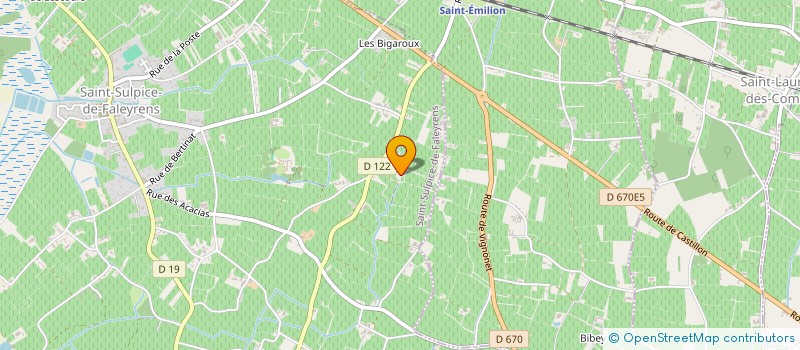 localisation de l'entreprise LA GRANGE à SAINT-SULPICE-DE-FALEYRENS