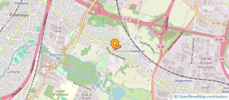 localisation de l'entreprise LA GRANGE  CHAMPLAN