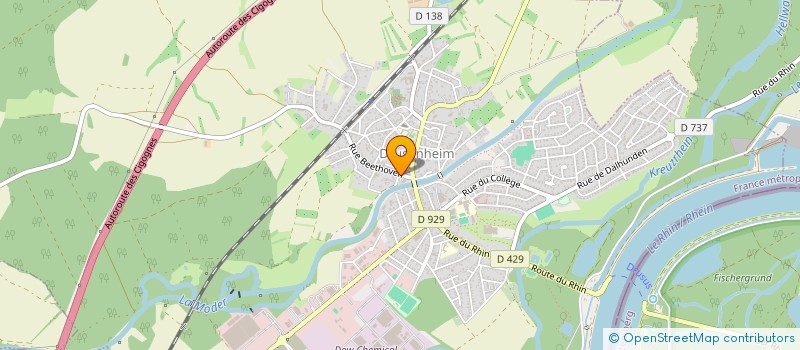 localisation de l'entreprise LA GRANGE  DRUSENHEIM