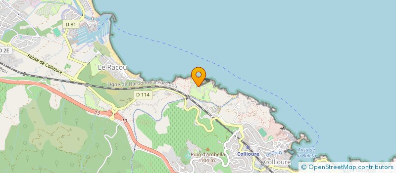 localisation de l'entreprise LA GRANGE  ARGELES-SUR-MER