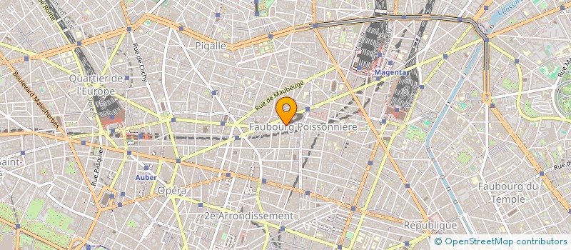 localisation de l'entreprise LA GRANGE  PARIS