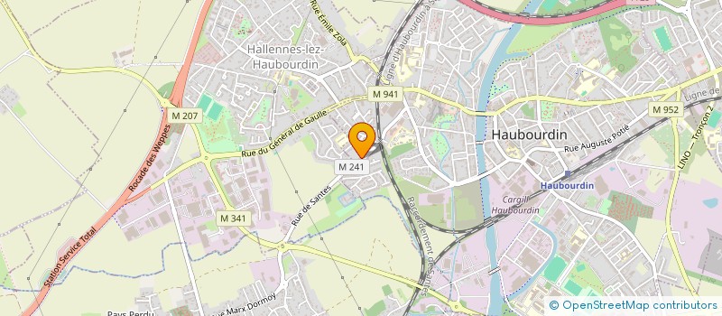 localisation de l'entreprise LA GRANGE  HAUBOURDIN