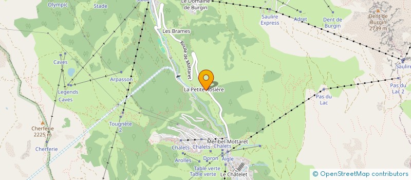 localisation de l'entreprise LA GRANGE  LES ALLUES