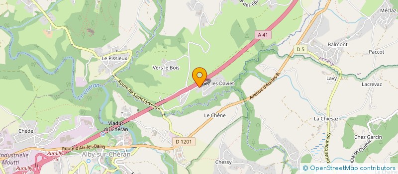 localisation de l'entreprise LA GRANGE  CHAPEIRY