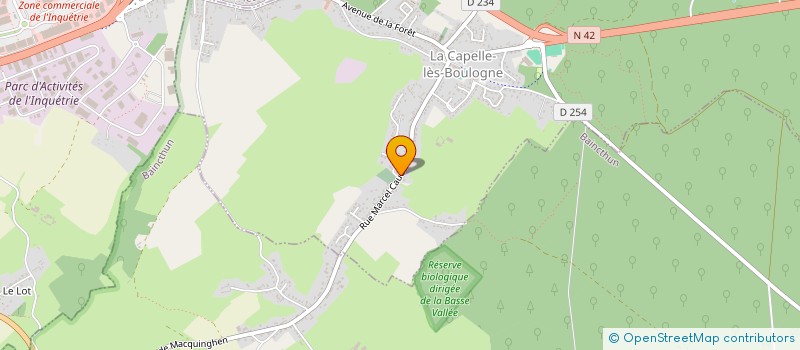 localisation de l'entreprise LA GRANGE  LA CAPELLE-LES-BOULOGNE