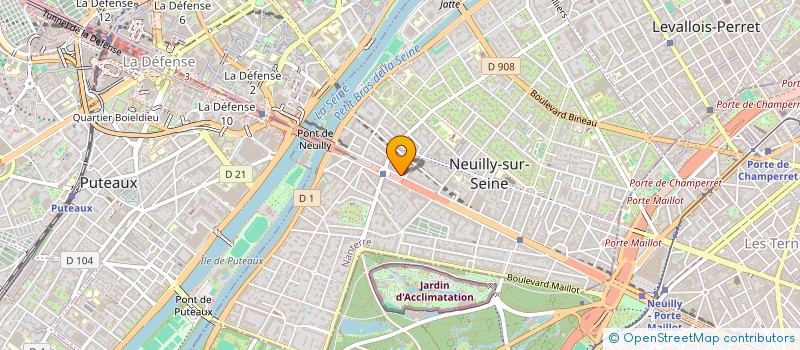 localisation de l'entreprise LA GRANGE à NEUILLY-SUR-SEINE
