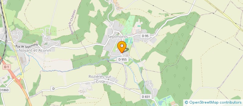 localisation de l'entreprise LA GRANGE  SEPTMONTS