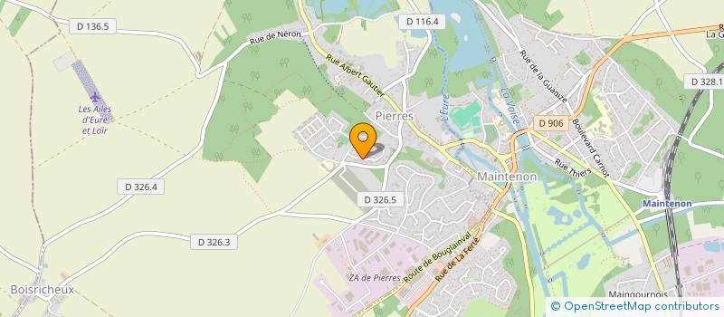 localisation de l'entreprise LA GRANGE à PIERRES
