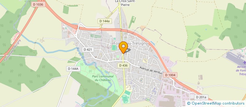 localisation de l'entreprise LA GRANGE 803  FONTENAY-TRESIGNY