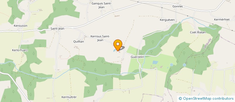 localisation de l'entreprise LA GRANGE  LANGUIDIC