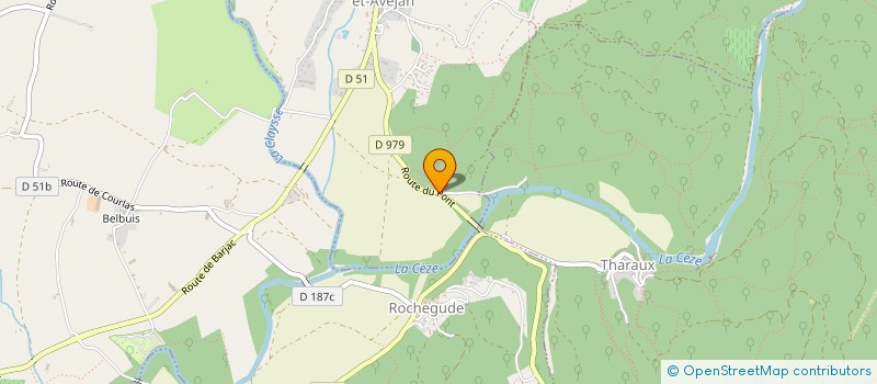 localisation de l'entreprise LA GRANGE  SAINT-JEAN-DE-MARUEJOLS-ET-AVEJAN