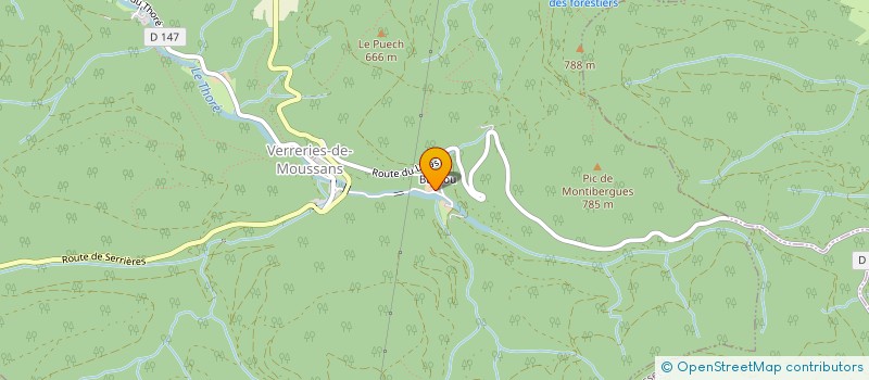 localisation de l'entreprise LA GRANGE  RIOLS