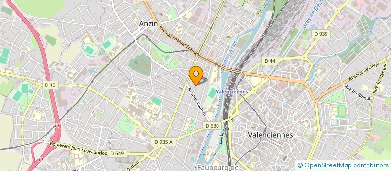 localisation de l'entreprise LA GRANGE  VALENCIENNES