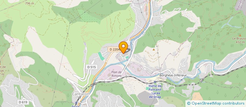 localisation de l'entreprise LA GRANGE à DRAP