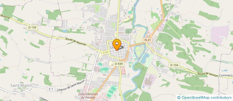 localisation de l'entreprise LA GRANGE à MIRANDE