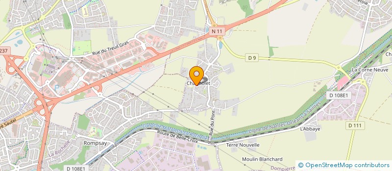 localisation de l'entreprise LA GRANGE  DOMPIERRE-SUR-MER