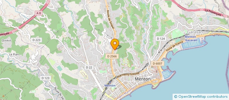 localisation de l'entreprise LA GRANGE à MENTON