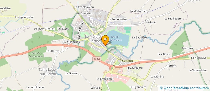localisation de l'entreprise LA GRANGE à LE MELE-SUR-SARTHE