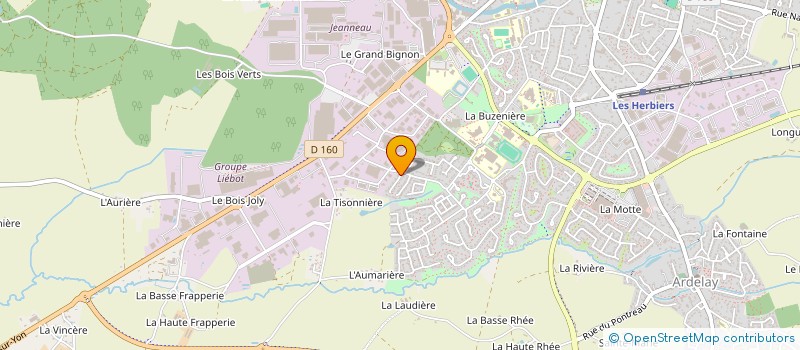 localisation de l'entreprise LA GRANGE à LES HERBIERS