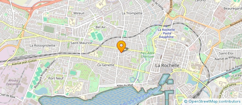 localisation de l'entreprise LA GRANGE  LA ROCHELLE
