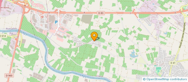 localisation de l'entreprise LA GRANGE  CLAIRA