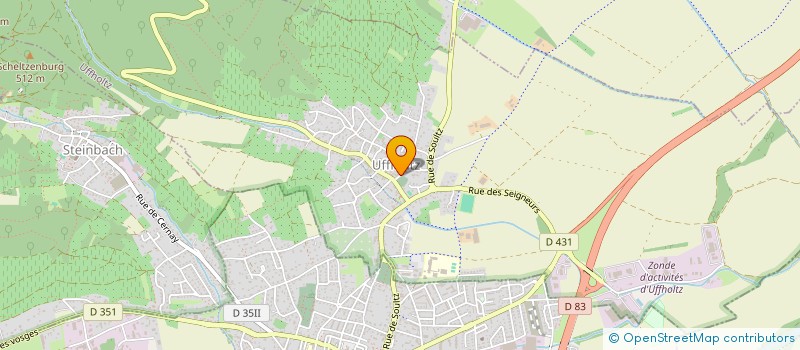 localisation de l'entreprise LA GRANGE  UFFHOLTZ