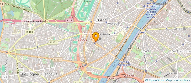 localisation de l'entreprise LA GRANGE  PARIS