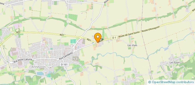 localisation de l'entreprise LA GRANGE  ANNEYRON