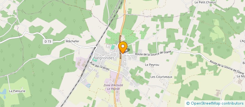 localisation de l'entreprise LA GRANGE  NEGRONDES